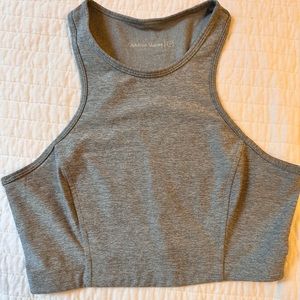 Outdoor Voices Athena Bra Crop Top light blue/grey size Small